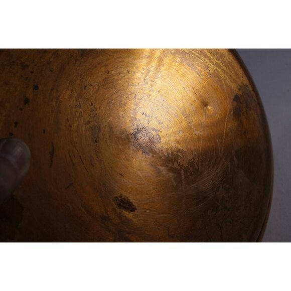 Vintage Tagus copperware pan, country kitchen cookware chafing dish, copper food - Picture 9 of 10